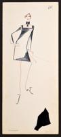 Karl Lagerfeld Fashion Drawing - Sold for $2,210 on 04-18-2019 (Lot 70).jpg